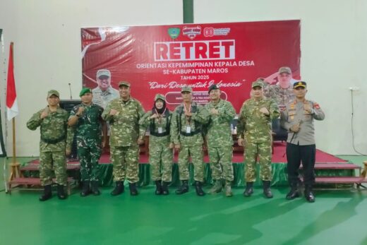 Retret di Kostrad, Kepala Desa Maros Dilatih Bela Negara dan Disiplin