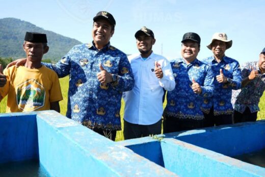 23 Tahun Tak Berfungsi, Pompa Irigasi di Desa Sawaru Normal kembali, Bupati : Alhamdulillah Sudah Bisa Panen 2 Kali