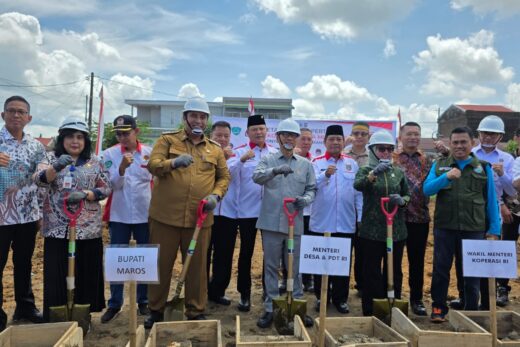KOPDES MERAH PUTIH DIBANGUN DI MAROS, TARGET NASIONAL CAPAI 20 RIBU GERAI