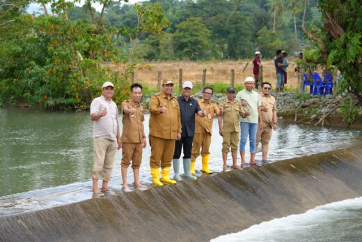 Pemkab Maros Perkuat Program Swasembada Pangan Lewat Perbaikan Irigasi