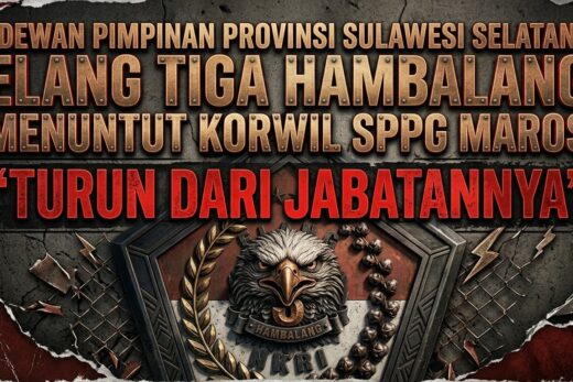 Elang Tiga Hambalang Desak Koordinator Wilayah SPPG Maros Mundur dari Jabatan