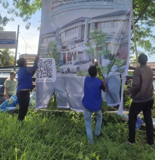 Bapenda Maros Tertibkan 1.759 Titik Reklame Ilegal dan Jatuh Tempo