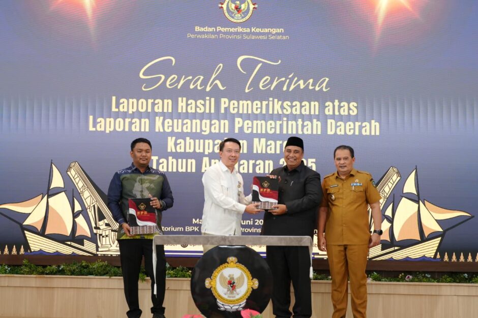Pemkab Maros Pertahankan WTP ke-14 Berturut-turut