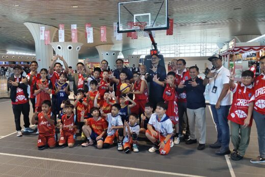 Bupati Maros Chaidir Syam Buka Kompetisi Basket 3×3 di Bandara Sultan Hasanuddin