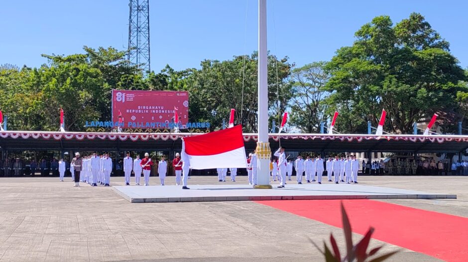 Upacara Hut Kemerdekaan Di Maros Dirangkai Pemberian Remisi, 2 Warga Binaan Bebas