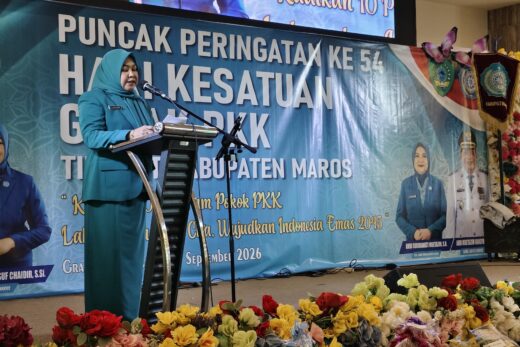 Puncak Hari Kesatuan Gerak PKK Maros ke-54, Dorong Program Literasi hingga Tingkat Desa
